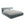 LaMiaSofa Bed met opbergruimte Roma - velours - staal - 200x228x82