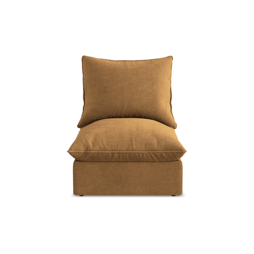 LaMiaSofa Bankmodule midden Ravenna - textuurstof - terracotta - 75x90x77