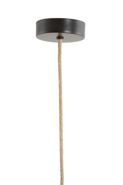 Light & Living hanglamp MAKASSAR - bruin - Ø42x42cm