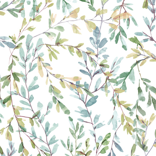 Laura Ashley Vliesbehang - Brayton Leaves Fresh Green