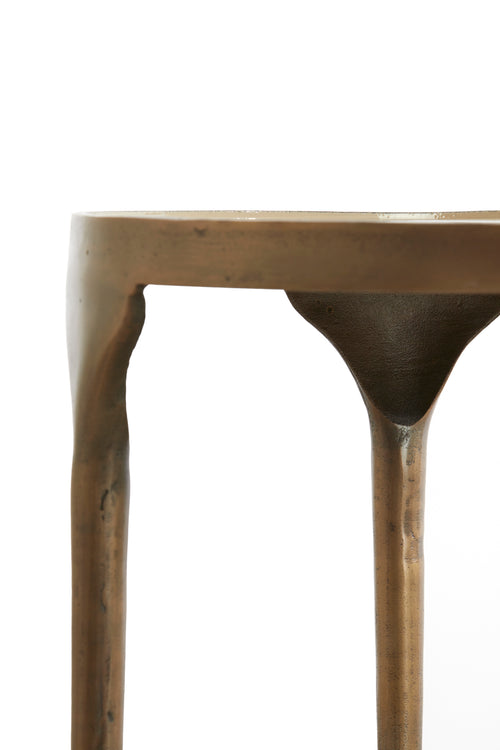 Light & Living bijzettafel LAPAZ - Ø85x45cm - brons - Set van 2 - vtwonen shop