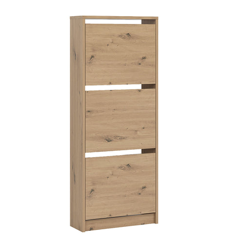 Giga Meubel Schoenenkast Miko - Scandinavische Opbergkast - 49x18x122cm