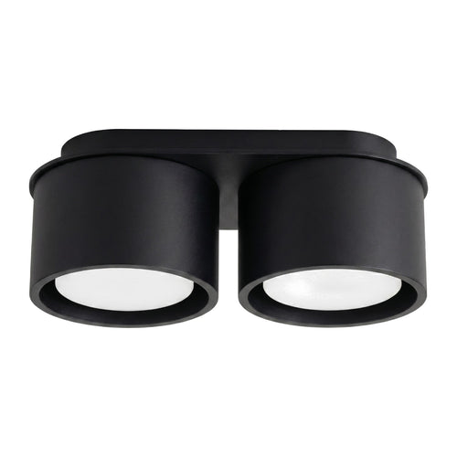 Sollux Lighting Plafondlamp MODO 2 zwart Gx53 - 21x10x8cm