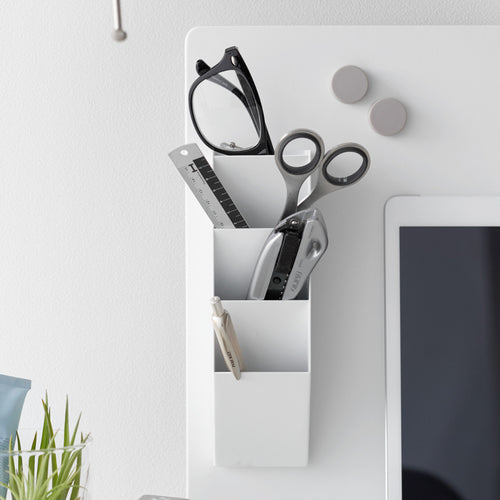 Yamazaki Tower Pennenhouder magnetisch - Wit