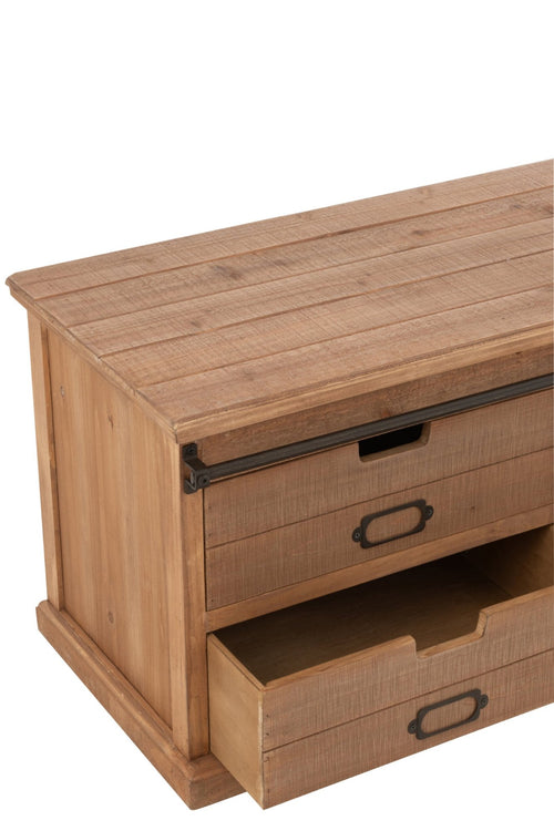 J-Line tv kast Sia - hout - naturel
