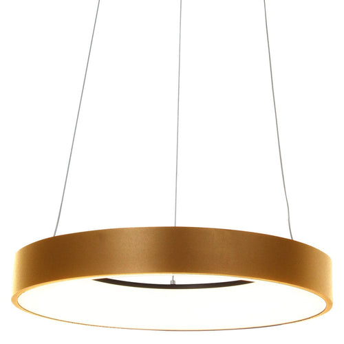 Steinhauer hanglamp Ringlede - 1 lichts - 48x 160 cm - goud - vtwonen shop