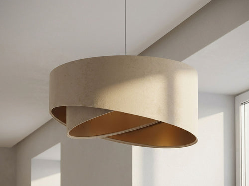 bpskoncept hanglamp Galaxy Elegant - beige-goud - Ø50 cm