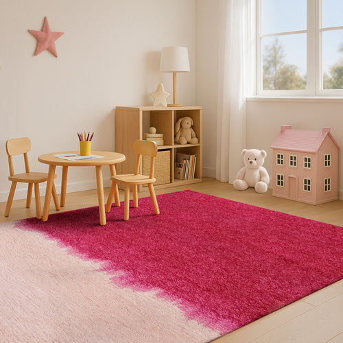 Lola&Moi vloerkleed Azalea - rood - 240x340cm