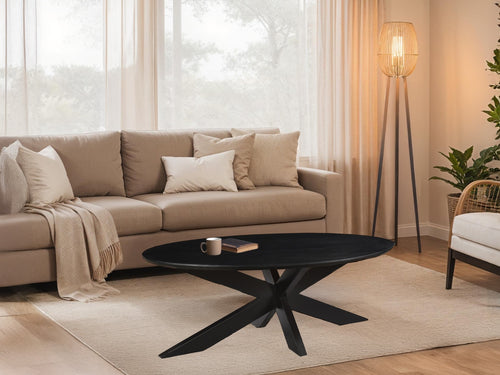 Livingfurn salontafel Oslo Ovaal - 70x130x40 - Acaciahout