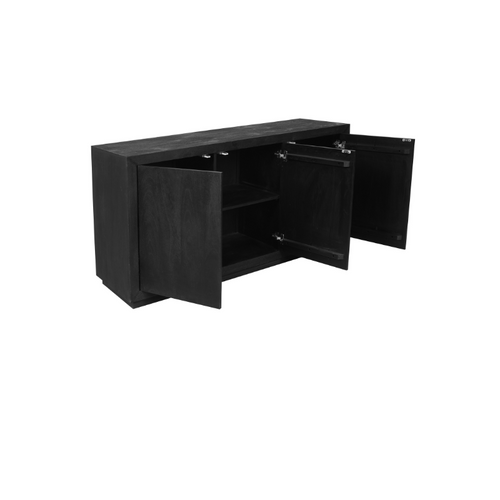 Starfurn  dressoir Brussel - zwart - 45x150x80cm