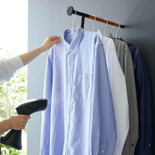 Yamazaki Leunend Stoomreiniger Kledingrek - Tower - Zwart - vtwonen shop