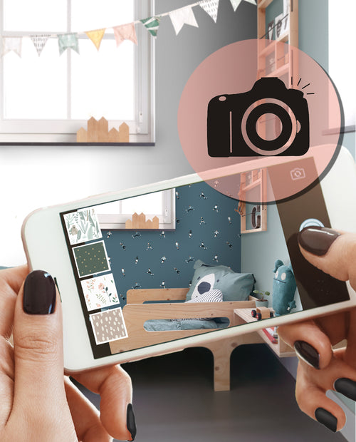 ESTAhome behang voetbalspelers donkerblauw - 50 x 900 cm - 131278 - vtwonen shop