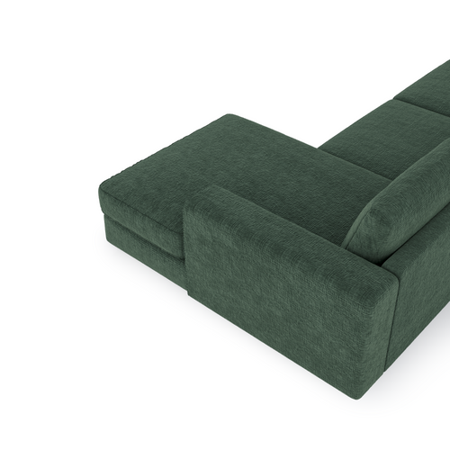 Sia Home -  WILL - Fluweel met patroon - Smaragdgroen - 304cm