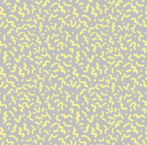 Walls4You behang figuratief motief grijs en geel - 53 cm x 10 m - 640143