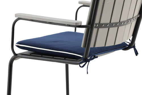 Rebellenclub Stoelkussen Buiten Ellix - Blauw - vtwonen shop