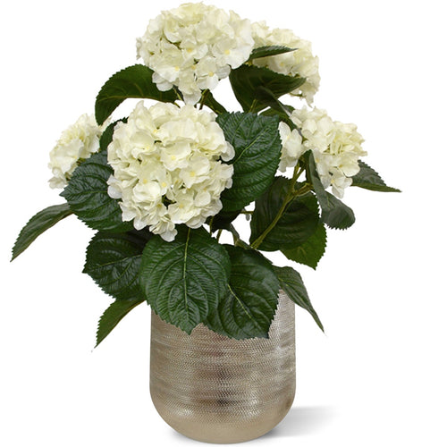Maxifleur Hortensia kunstplant 40cm - creme