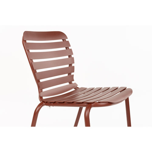 Zuiver Vondel Tuinstoel Rood - set van 2