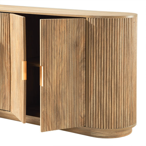 Calicosy - Dressoir ACHILLE - licht hout 160x40x76 cm