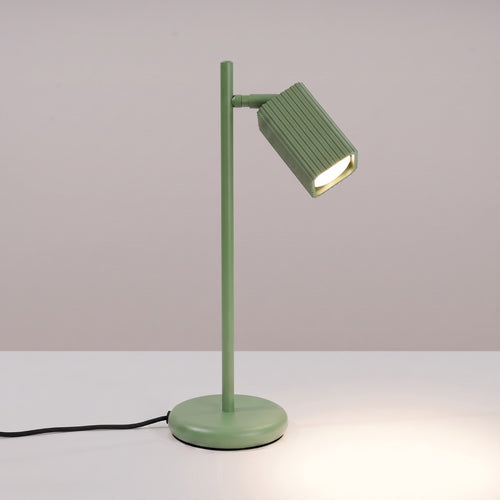 Sollux Lighting Tafellamp RAYO saliegroen - 14,5x14,5x43cm