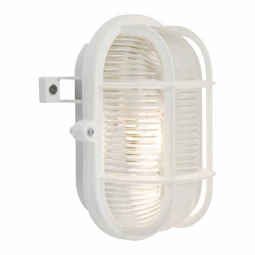 Nordlux Oval Wandlamp Buiten - E27 - IP44 - Wit - vtwonen shop