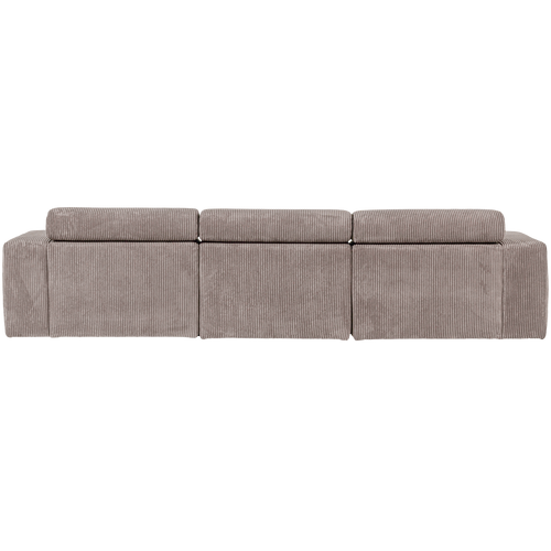 WOOOD chaise longue bank links Novi - Ribstof - Zand - vtwonen shop