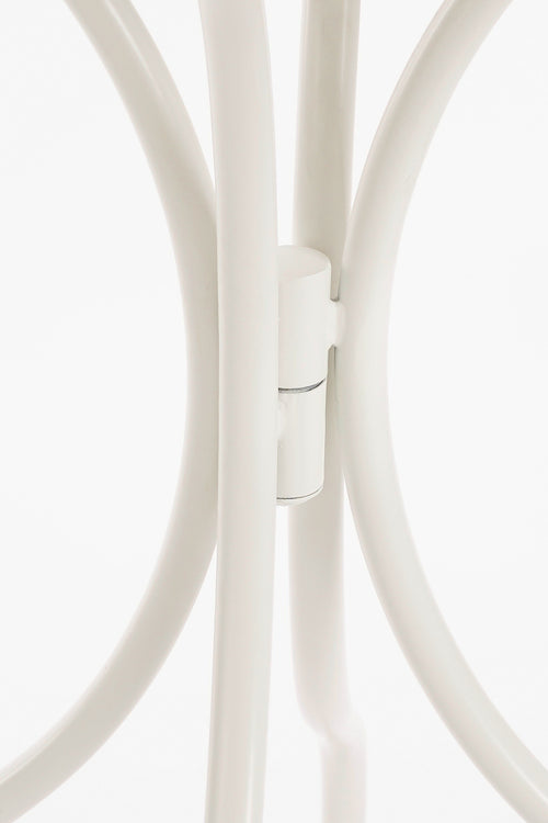 Mica Decorations Bologna Bistrotafel - H76 x Ø61 cm - Metaal - Rood