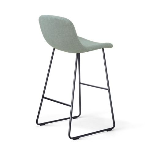 Nolon Nino-Mats barkruk saliegroen - zwart onderstel - 75 cm - vtwonen shop