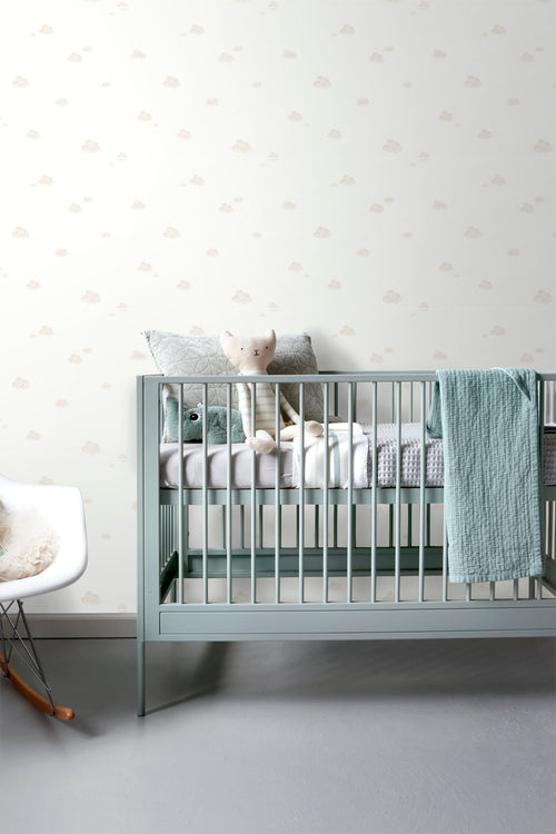 Sanders & Sanders behang wolkjes beige - 53 cm x 10 m - 640302