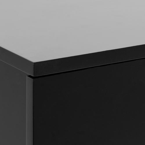 Lisomme Bram Zwevend Houten Nachtkastje met Lade - Zwart - vtwonen shop