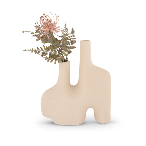 Artichok Fie vaas keramiek zand - vtwonen shop
