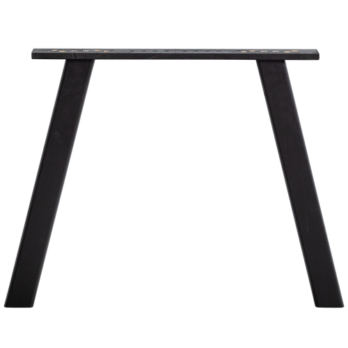 WOOOD Haarlem 4-standen poot - Eiken - Zwart - Set van 2 - vtwonen shop