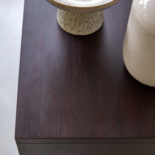 Tikamoon Massieve mahoniehouten buffetkast 93 cm - Bruin