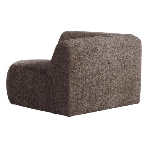 WOOOD hoekelement recht Mojo Base - Wollig - Bruin - 74x105x105