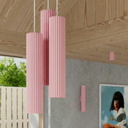 Sollux Lighting Wandlamp KARBON 20 roze - 6,5x8,5x20cm