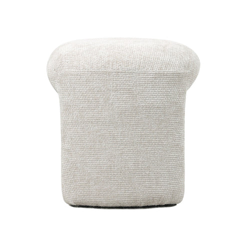 Giga Meubel Poef Haven - Beige - Stof - 47x42x42cm