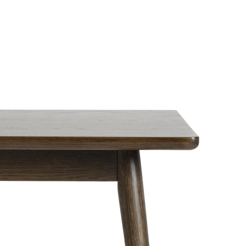 Olivine Boas verlengbare houten eettafel gerookt eiken - 190 x 90 cm - vtwonen shop