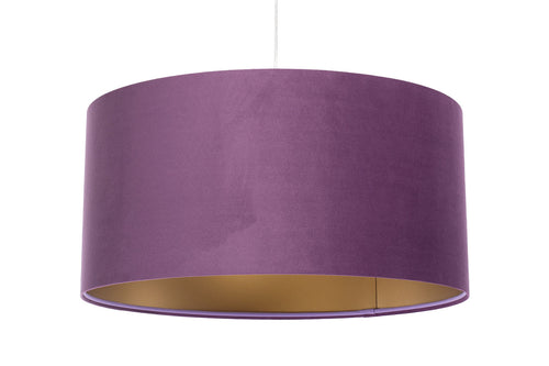 bpskoncept hanglamp Melora - velours & paars - Ø40 cm