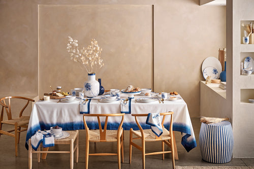 Pip Studio Kandelaar Swirl - Glas - Donkerblauw - 28cm