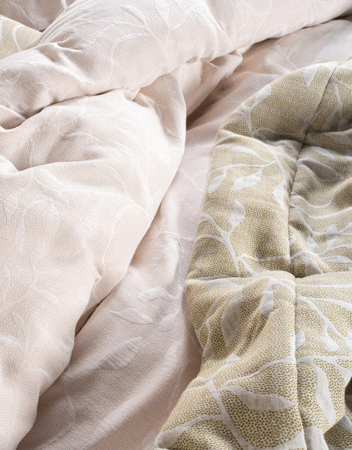Essenza Willow dekbedovertrek - Lits-Jumeaux XL – 260x200/220 cm - Vanille