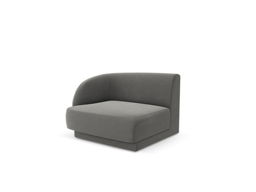 Micadoni linker module Miley flueel lichtgrijs - 90x90x70cm