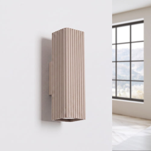Sollux Lighting Wandlamp RAYO 20 taupe - 6x8x20cm