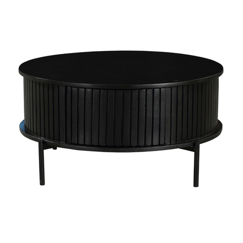 Starfurn  salontafel Madison - zwart - 80x80x40cm