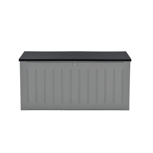 Primo kussenbox - kunststof - 830L - 160x78 cm - donkergrijs - zwart