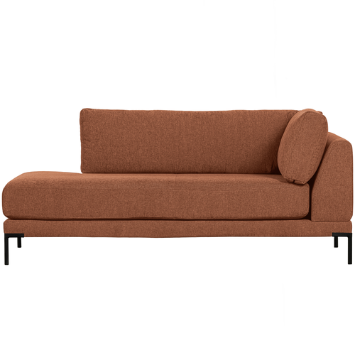 vtwonen lounge element links Couple - Polyester - Rust - 89x100x200 - vtwonen shop