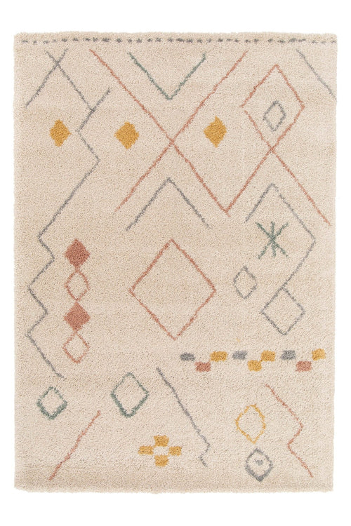 AFK Living vloerkleed Agadir - voor kinderen - beige - 200 x 290 cm
