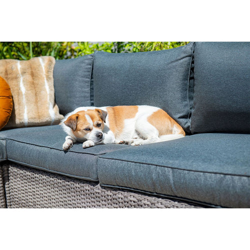 Orangebird loungeset - 4-delig - organic grey - reflex black