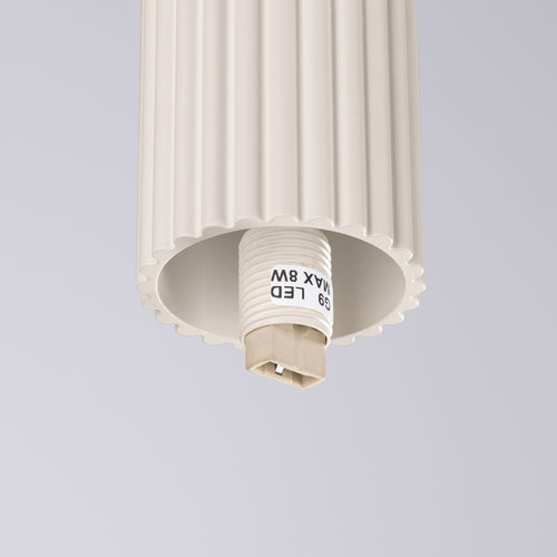 Sollux Lighting Plafondlamp HALO beige IP44 - 12x12x21cm
