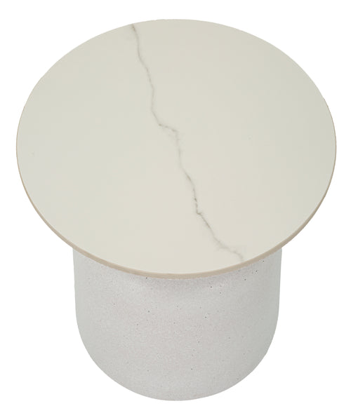 Mauro Ferretti salontafel - Ø 40x47 cm - wit