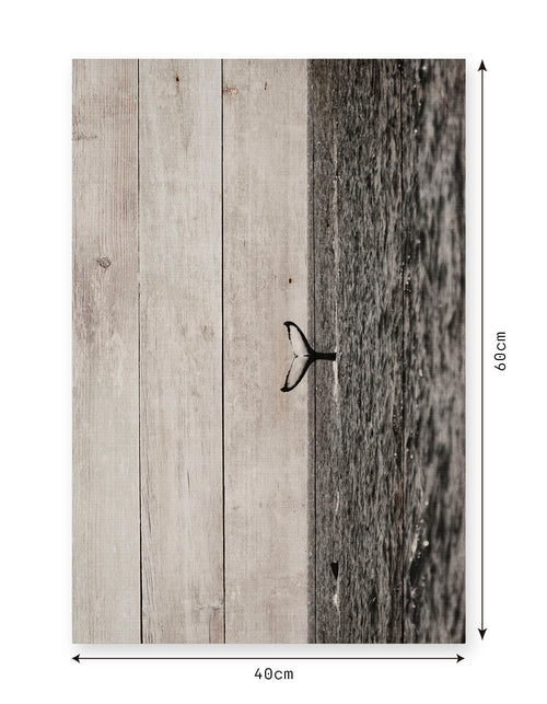 Really Nice Things - Paneel - 60x40 cm - Whale in Sea