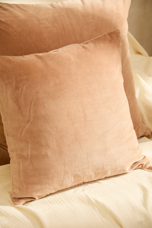 Calma House Kussenhoes Velour - Ecru - 45x45